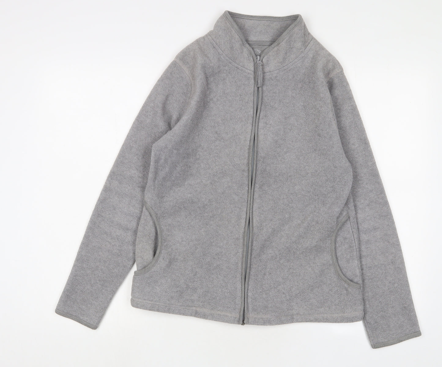 BHS Womens Grey Jacket Size 12 Zip