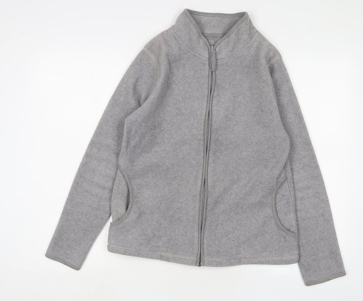 BHS Womens Grey Jacket Size 12 Zip