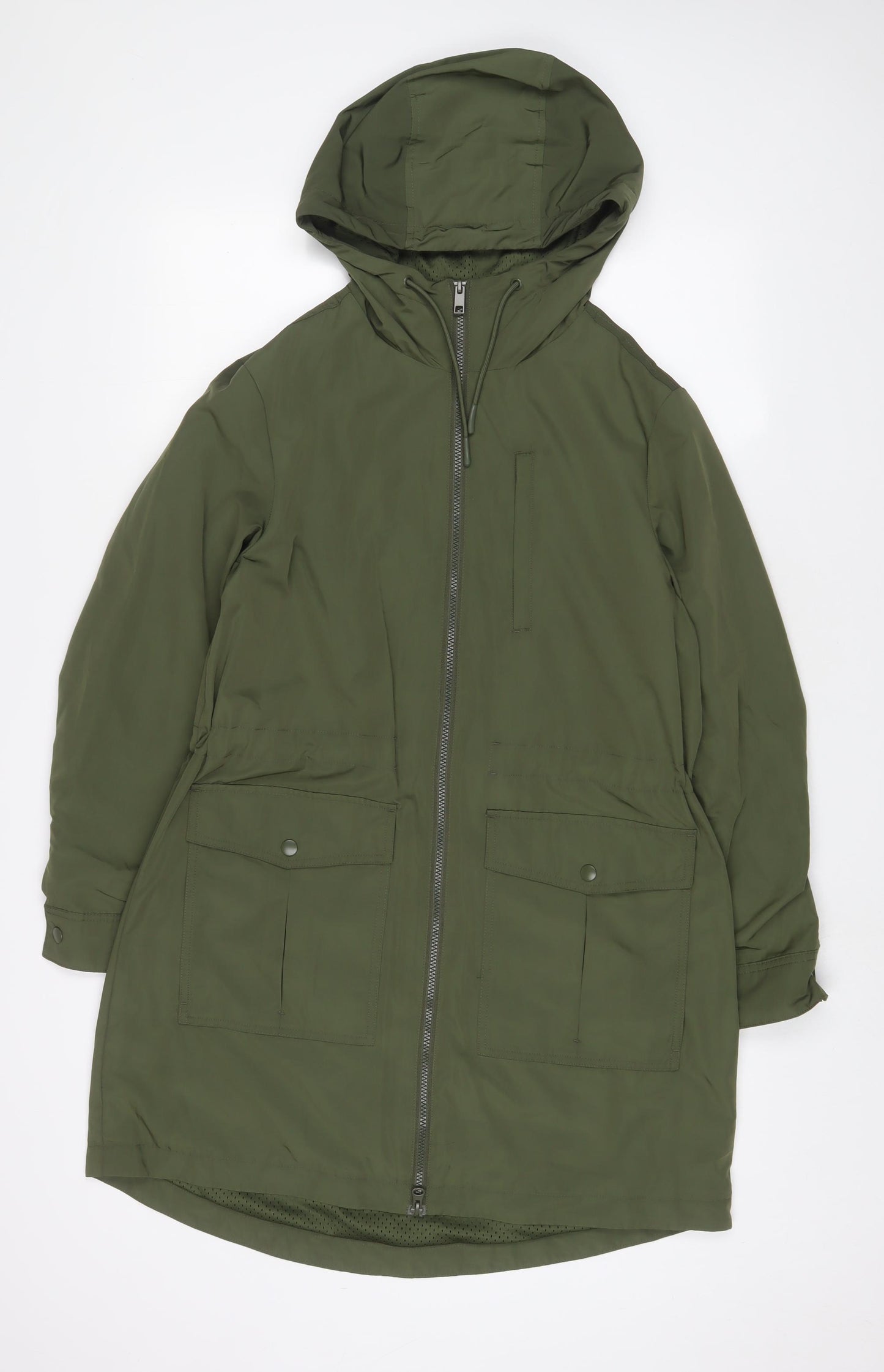 Marks and Spencer Womens Green Jacket Size 12 Zip