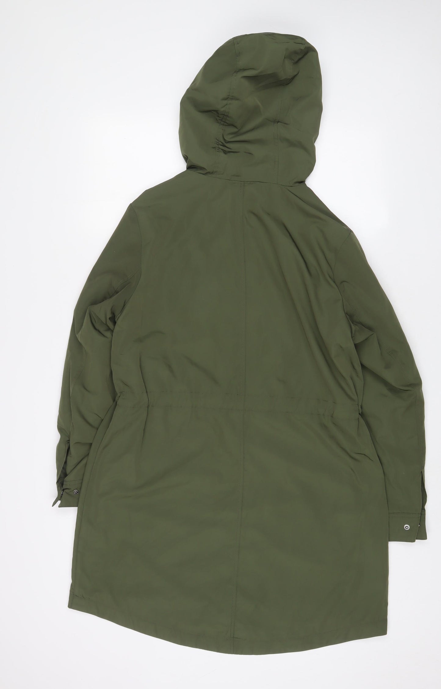 Marks and Spencer Womens Green Jacket Size 12 Zip