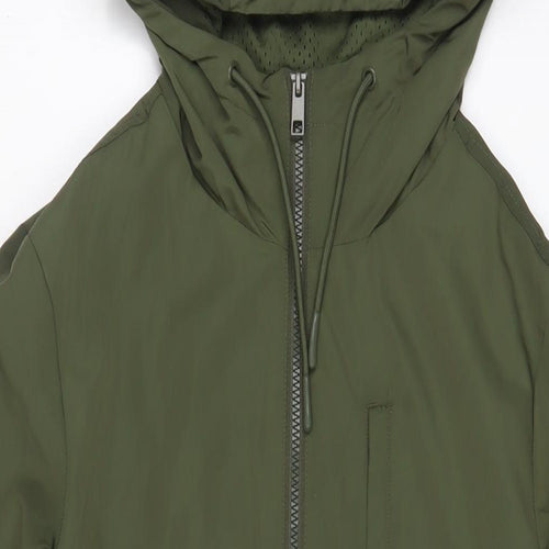 Marks and Spencer Womens Green Jacket Size 12 Zip