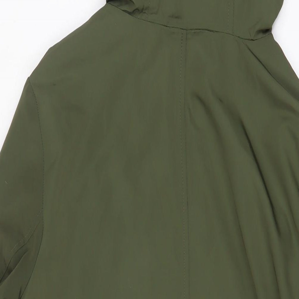 Marks and Spencer Womens Green Jacket Size 12 Zip