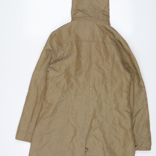 Per Una Womens Brown Jacket Size 10 Zip