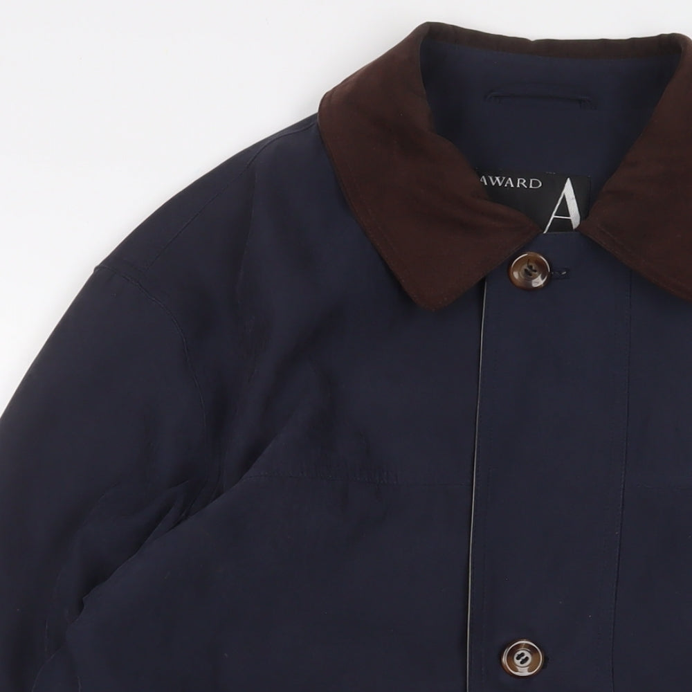 Award Womens Blue Jacket Size S Zip