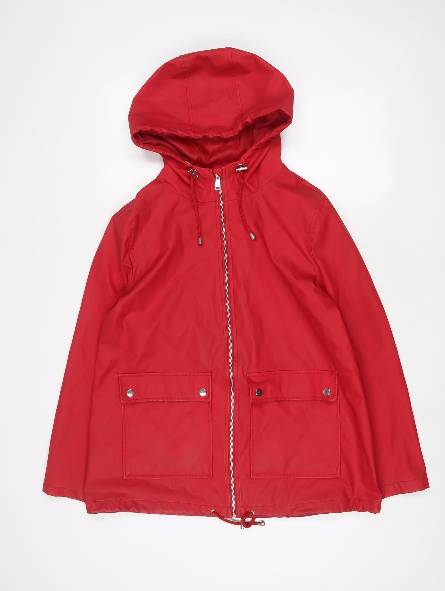 New Look Womens Red Jacket Size 14 Zip