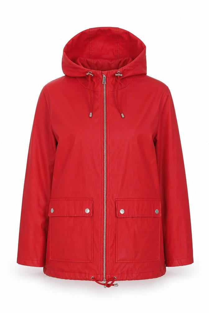 New Look Womens Red Jacket Size 14 Zip