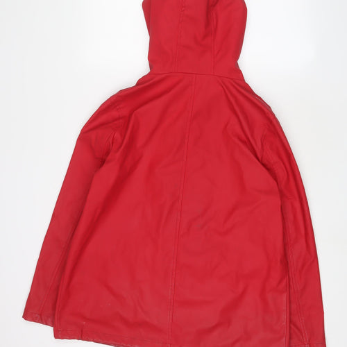 New Look Womens Red Jacket Size 14 Zip
