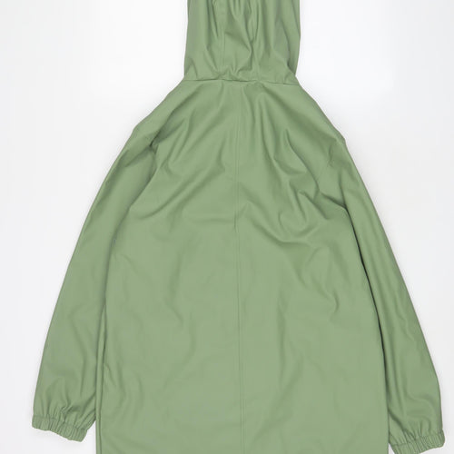 Marks and Spencer Womens Green Jacket Size 12 Zip