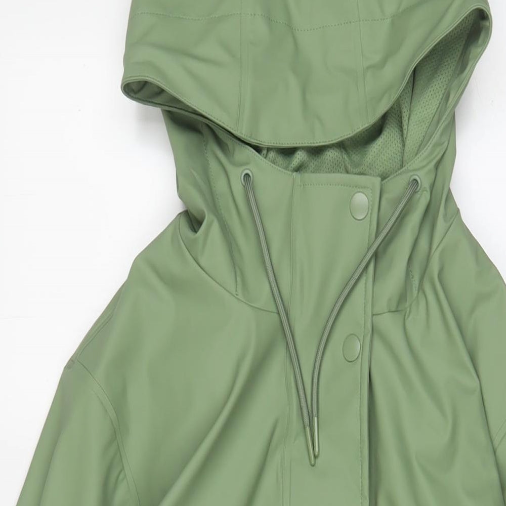 Marks and Spencer Womens Green Jacket Size 12 Zip