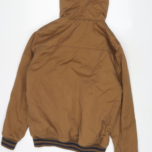 H&M Mens Brown Jacket Size L Zip