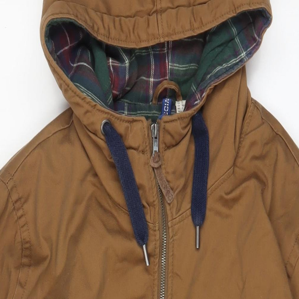 H&M Mens Brown Jacket Size L Zip