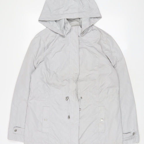 BHS Womens Grey Jacket Size 12 Zip