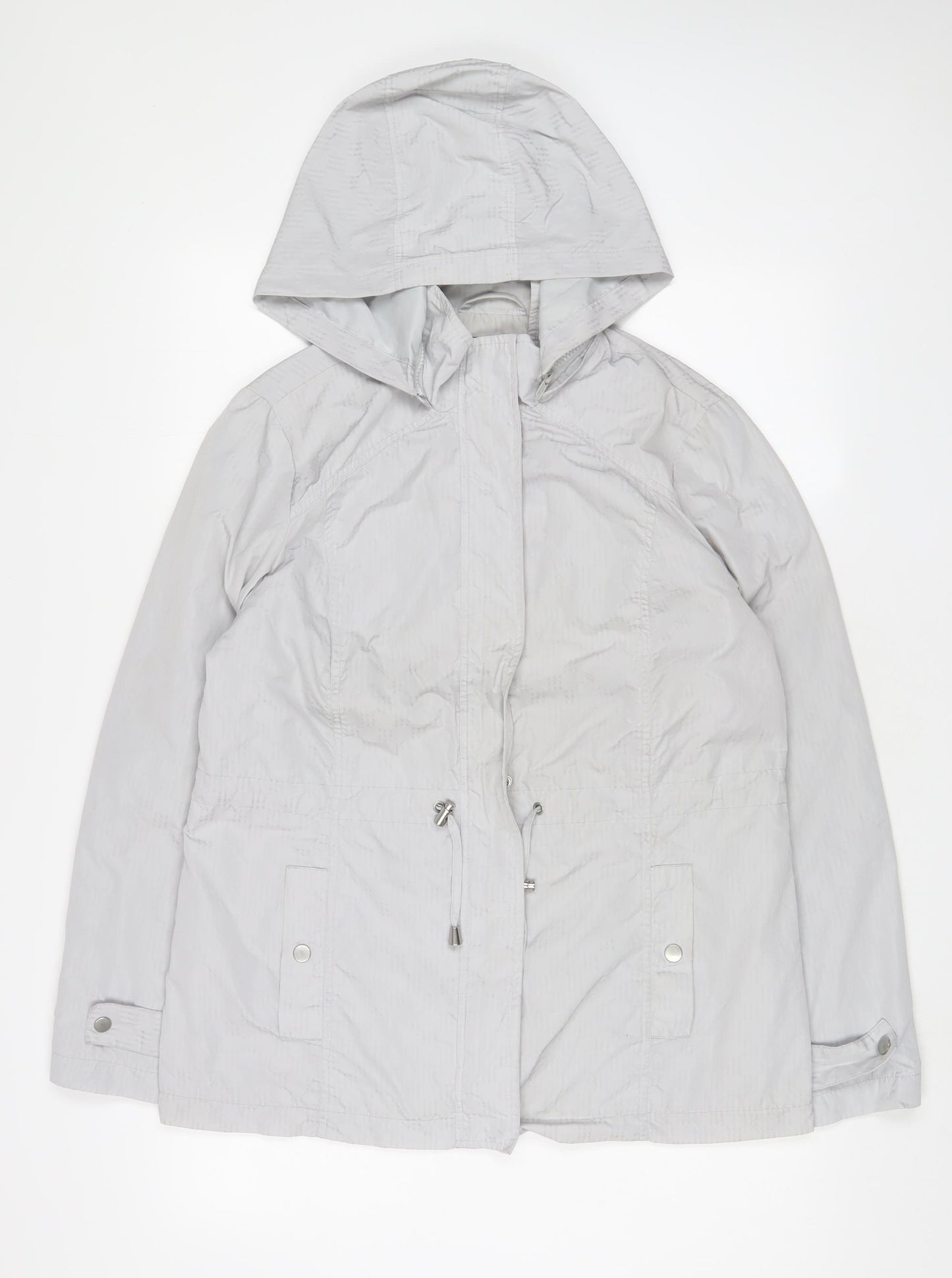 BHS Womens Grey Jacket Size 12 Zip