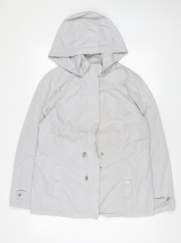 BHS Womens Grey Jacket Size 12 Zip