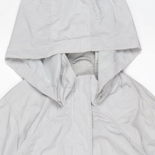 BHS Womens Grey Jacket Size 12 Zip