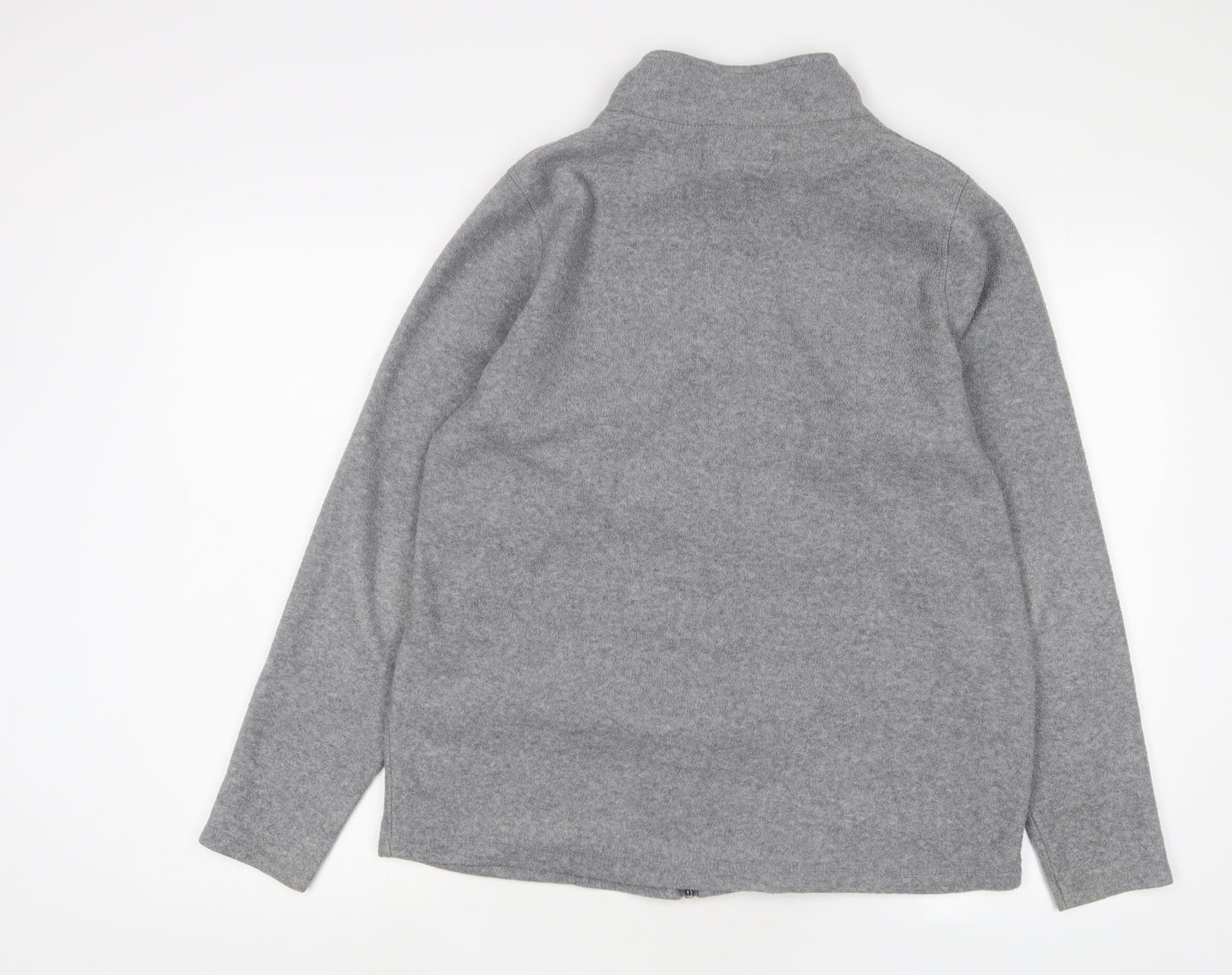 Anthology Womens Grey Jacket Size 16 Zip
