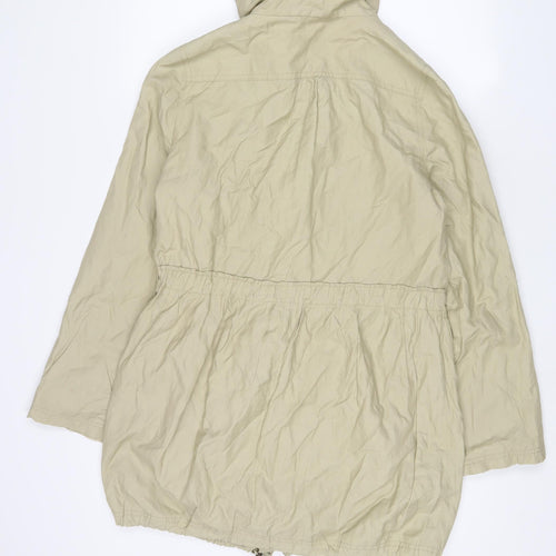Debenhams Womens Beige Jacket Size 12 Zip