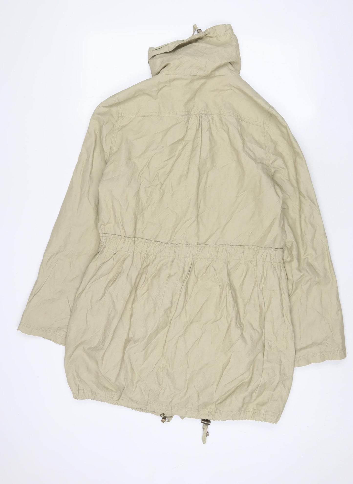 Debenhams Womens Beige Jacket Size 12 Zip