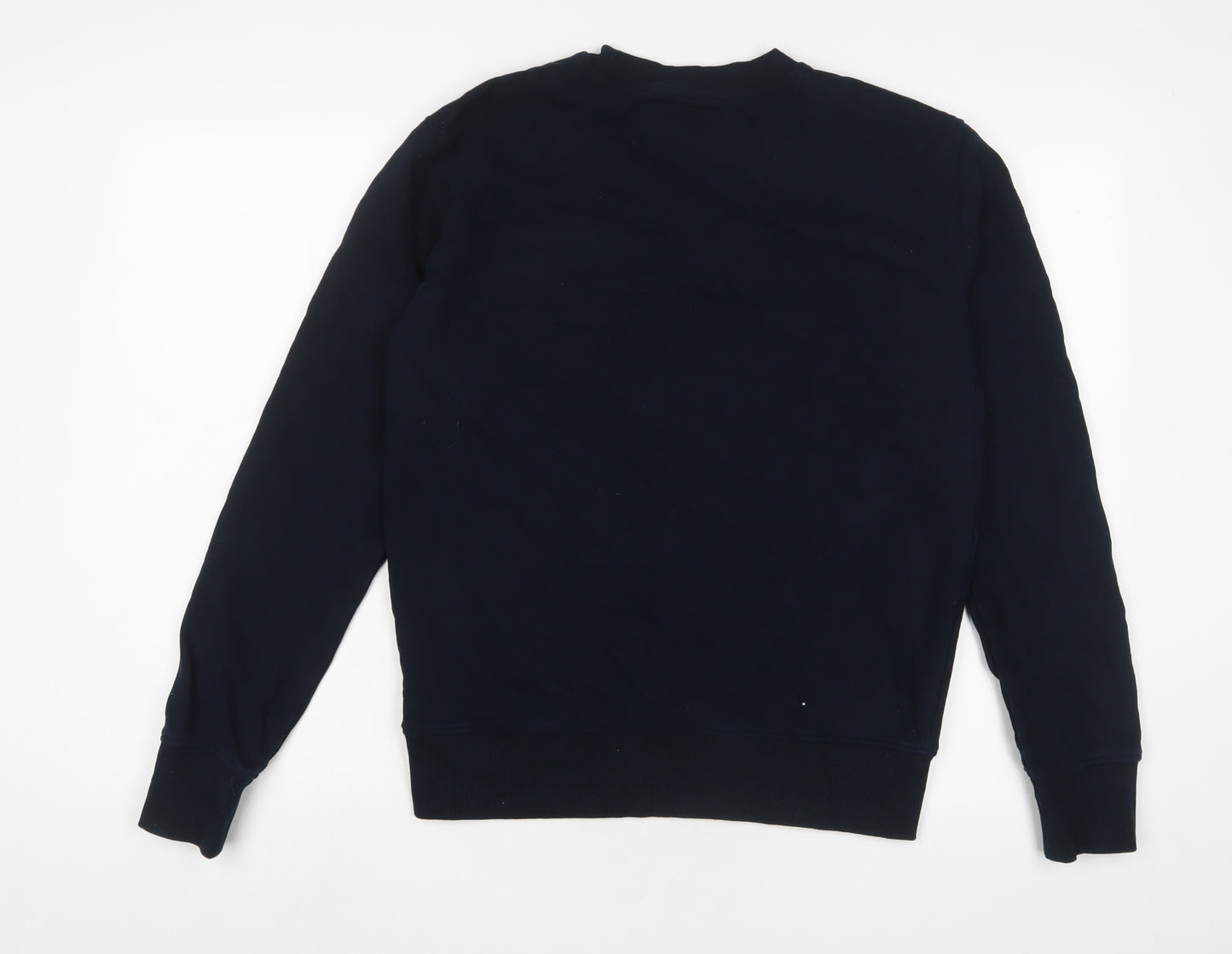 Marks and Spencer Mens Blue Cotton Pullover Sweatshirt Size S