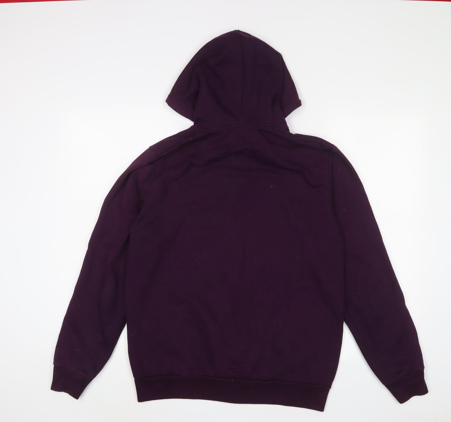 Burton Mens Purple Cotton Full Zip Hoodie Size M