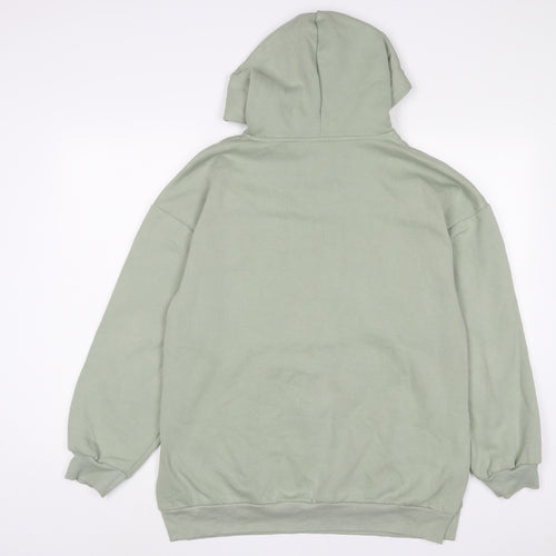 Miss Selfridge Womens Green Cotton Pullover Hoodie Size S Pullover