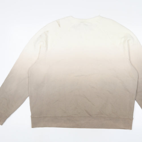 Marks and Spencer Womens Brown Cotton Pullover Sweatshirt Size M Pullover