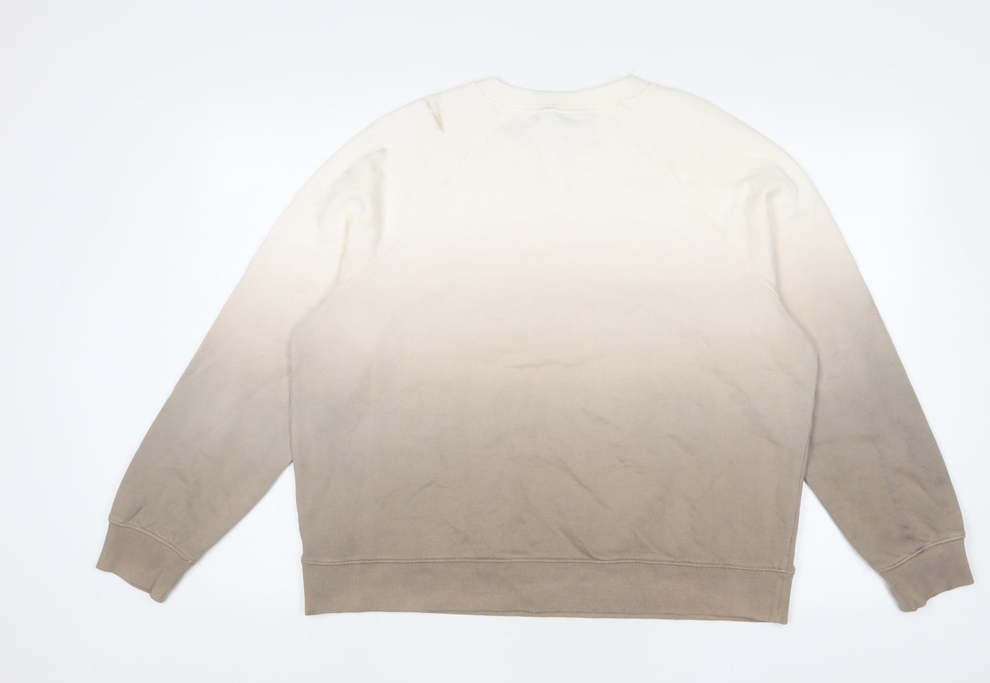 Marks and Spencer Womens Brown Cotton Pullover Sweatshirt Size M Pullover