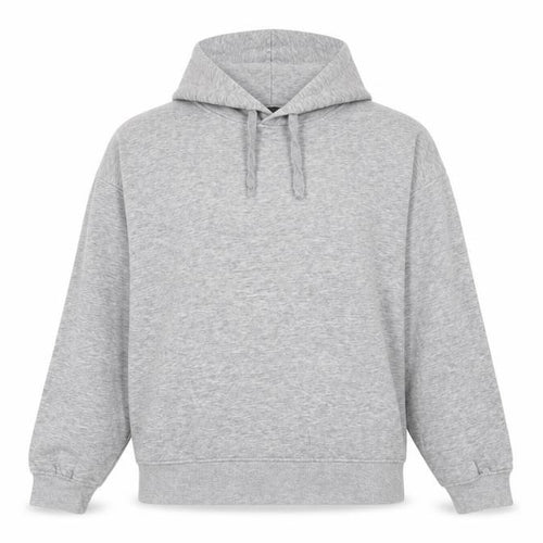 Zara Womens Grey Cotton Pullover Hoodie Size M Pullover