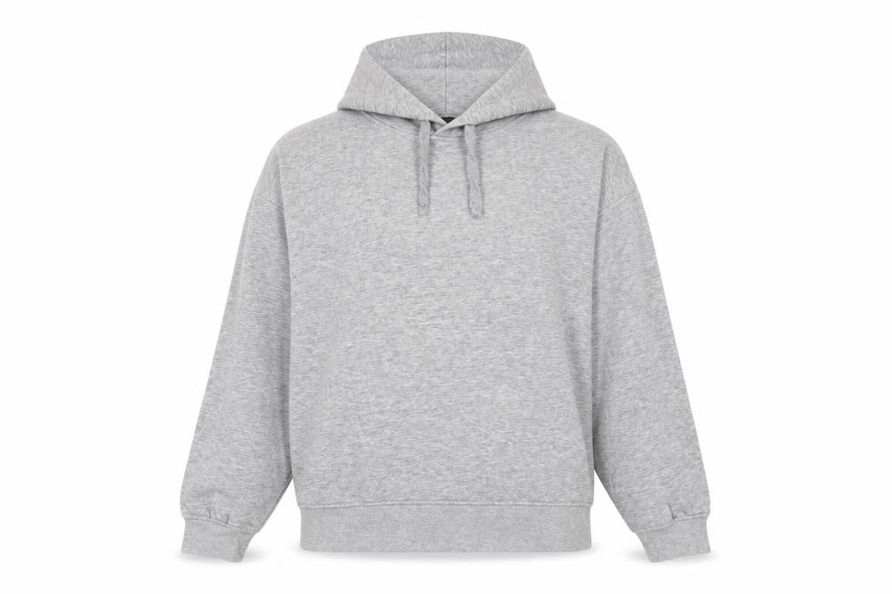 Zara Womens Grey Cotton Pullover Hoodie Size M Pullover