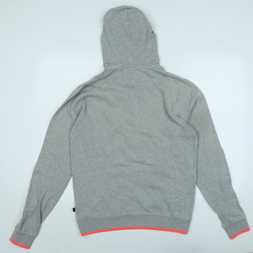 St Berts Womens Grey Polyester Pullover Hoodie Size M
