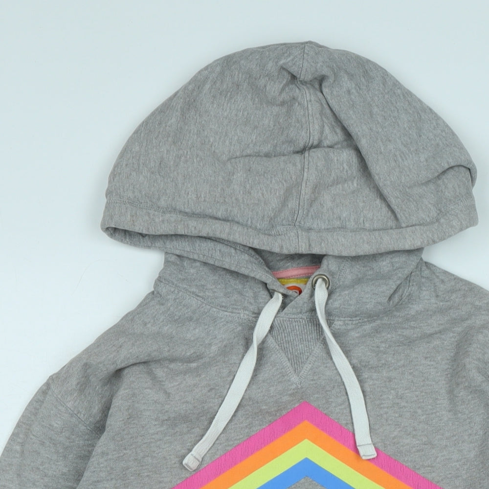 St Berts Womens Grey Polyester Pullover Hoodie Size M