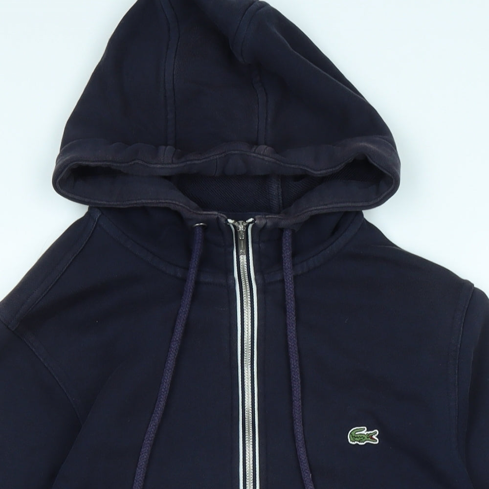 Lacoste Mens Blue Jacket Size S Zip