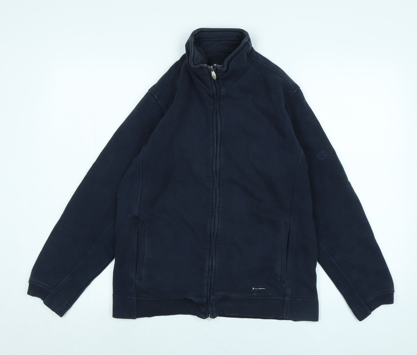 Champion Mens Blue Jacket Size S Zip