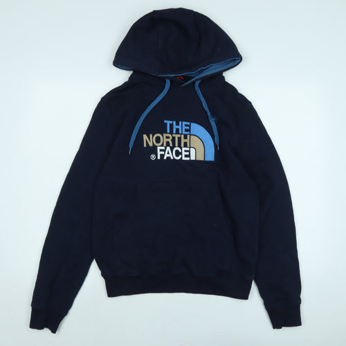 The North Face Mens Blue Polyester Pullover Hoodie Size S