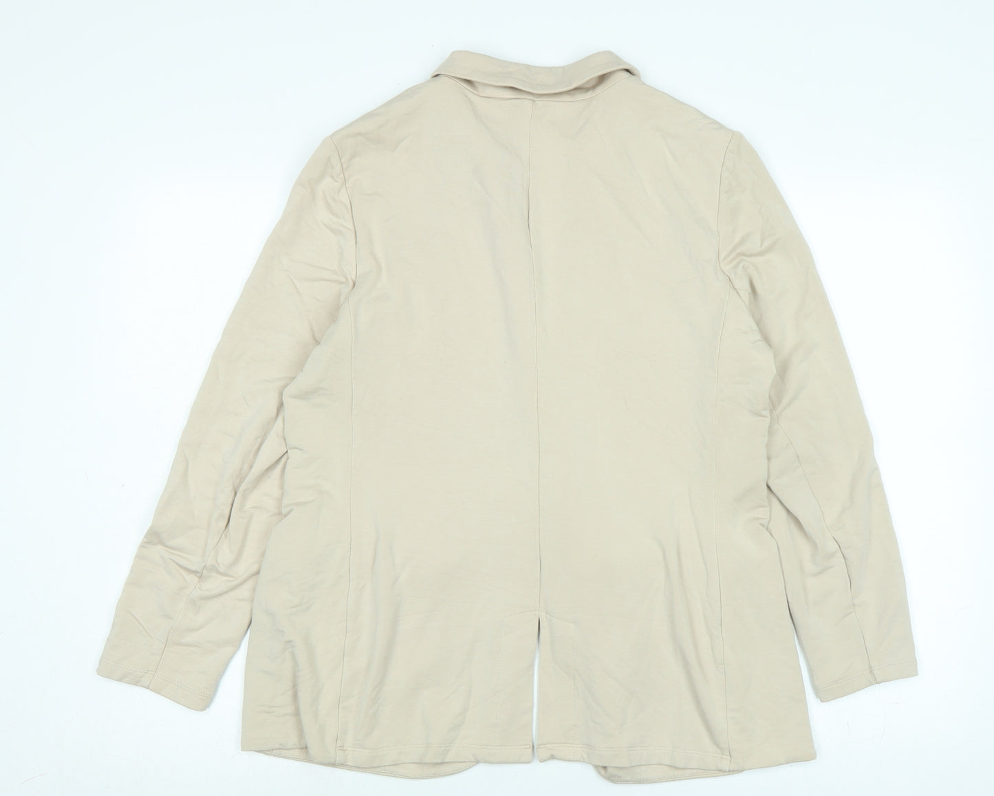 Philosophy Womens Beige Jacket Size L Button