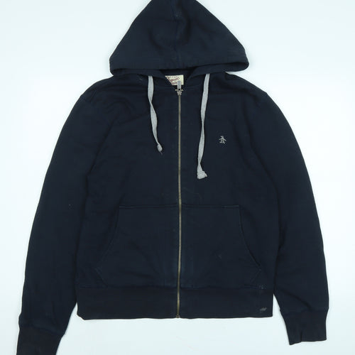 Penguin Mens Blue Jacket Size M Zip