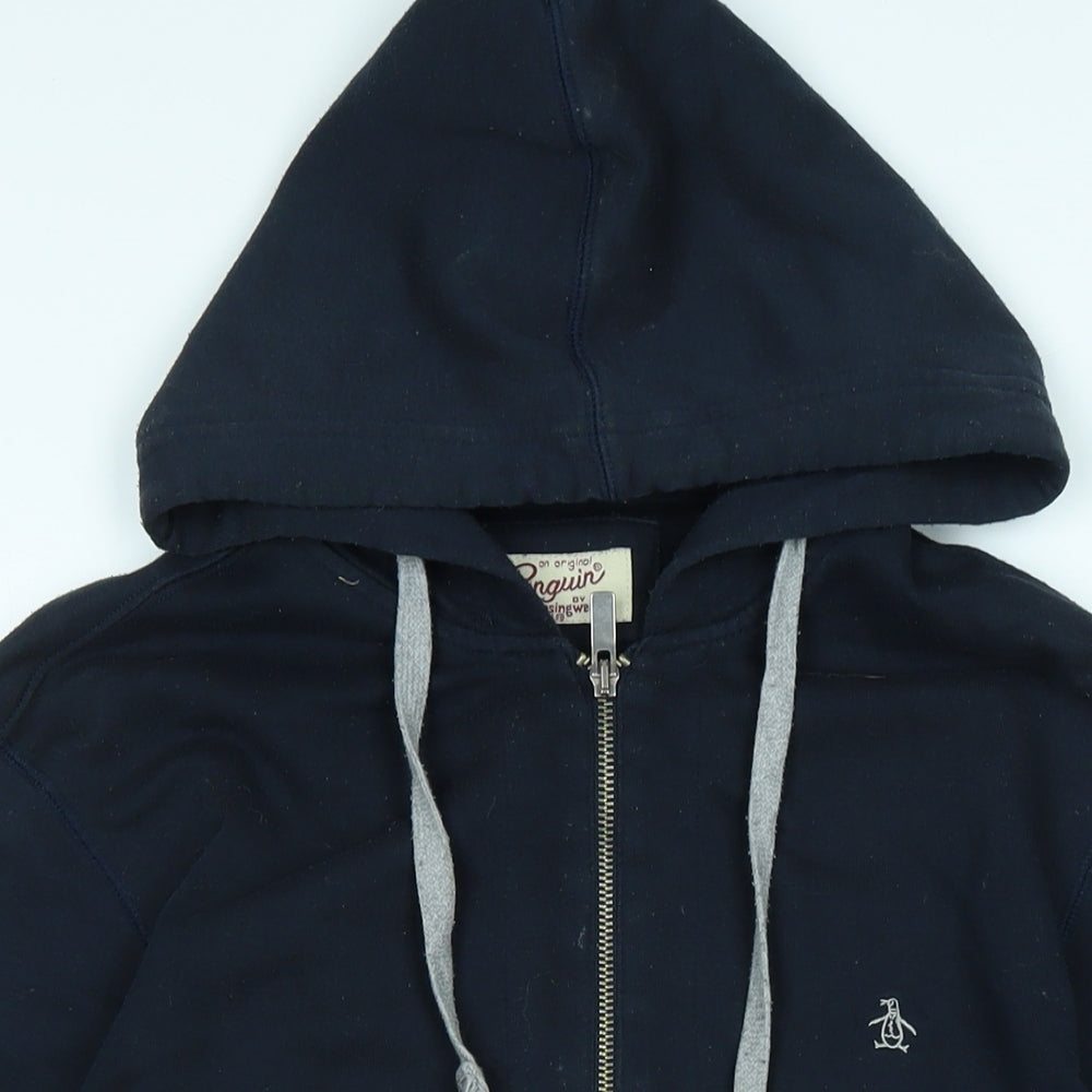 Penguin Mens Blue Jacket Size M Zip