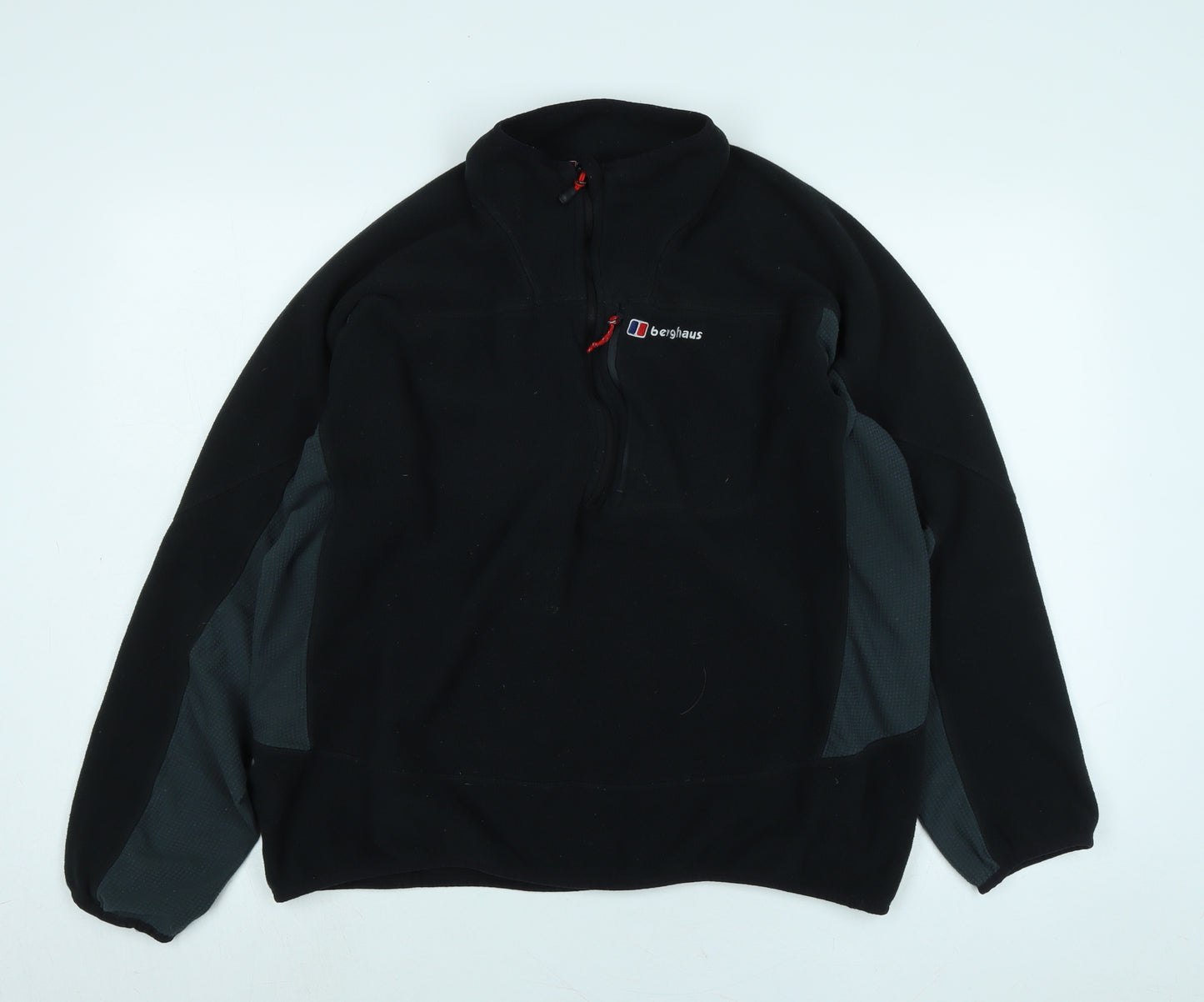 Berghaus Boys Black Polyester Pullover Sweatshirt Size 2XL Zip