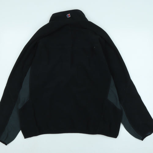 Berghaus Boys Black Polyester Pullover Sweatshirt Size 2XL Zip