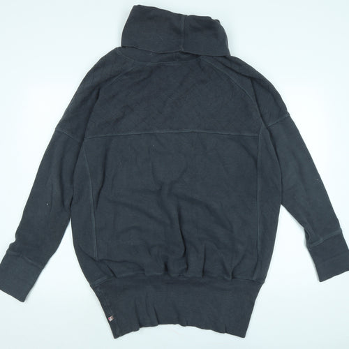 Sweaty Betty Womens Grey Cotton Pullover Sweatshirt Size L