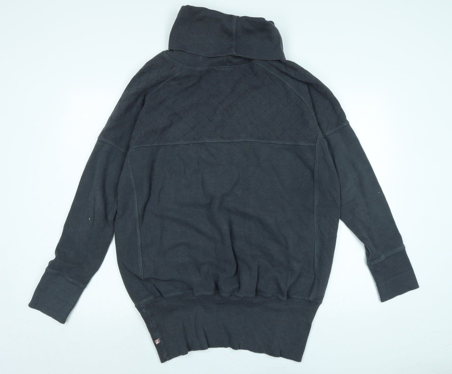 Sweaty Betty Womens Grey Cotton Pullover Sweatshirt Size L