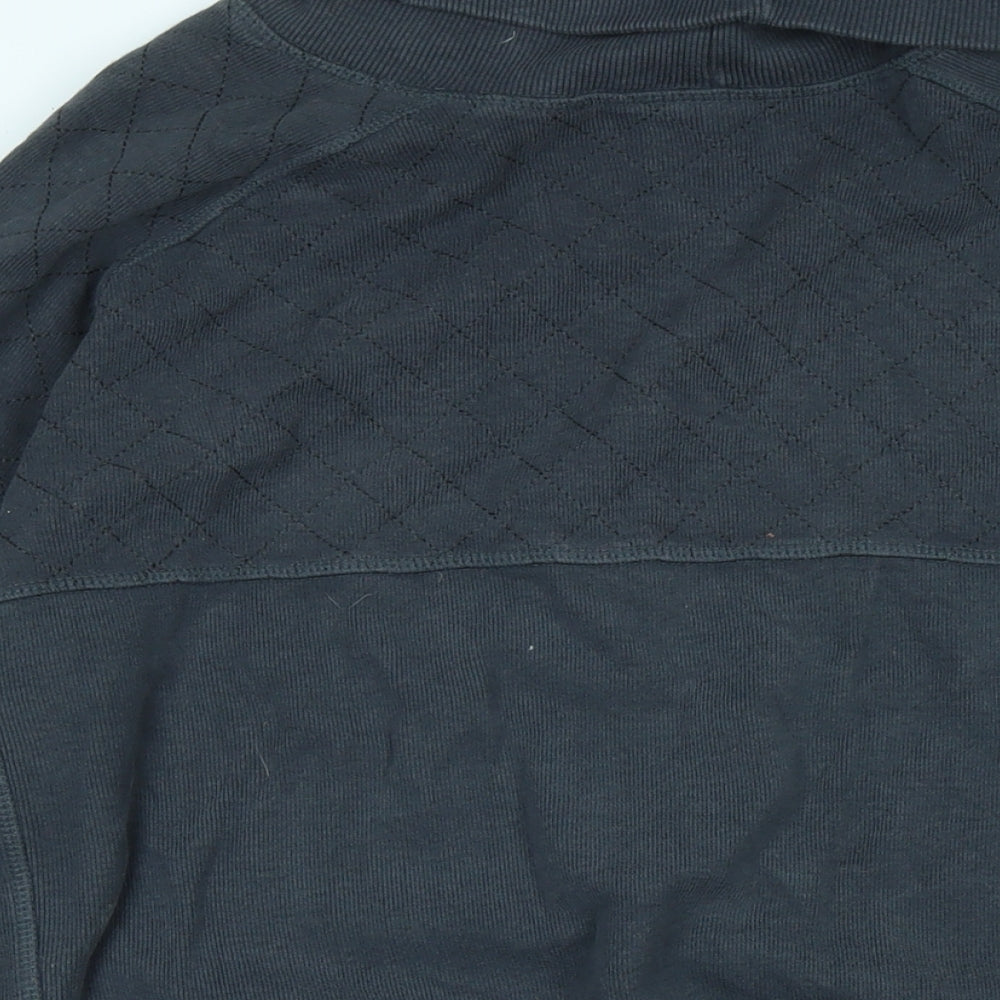 Sweaty Betty Womens Grey Cotton Pullover Sweatshirt Size L