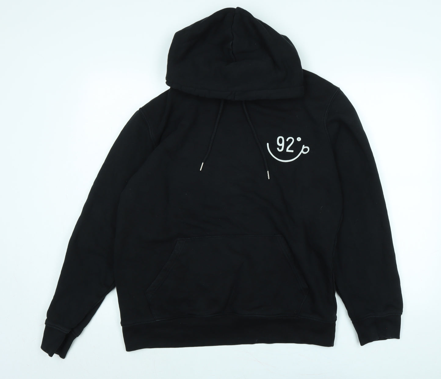 Make Thread Womens Black Polyester Pullover Hoodie Size L - 92 o