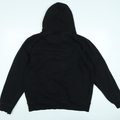 Make Thread Womens Black Polyester Pullover Hoodie Size L - 92 o