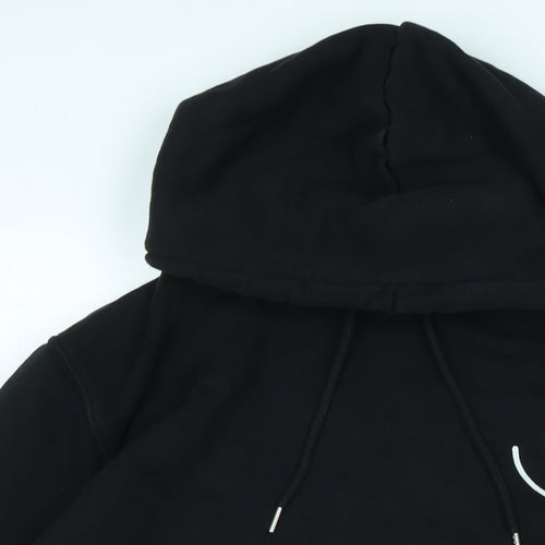 Make Thread Womens Black Polyester Pullover Hoodie Size L - 92 o