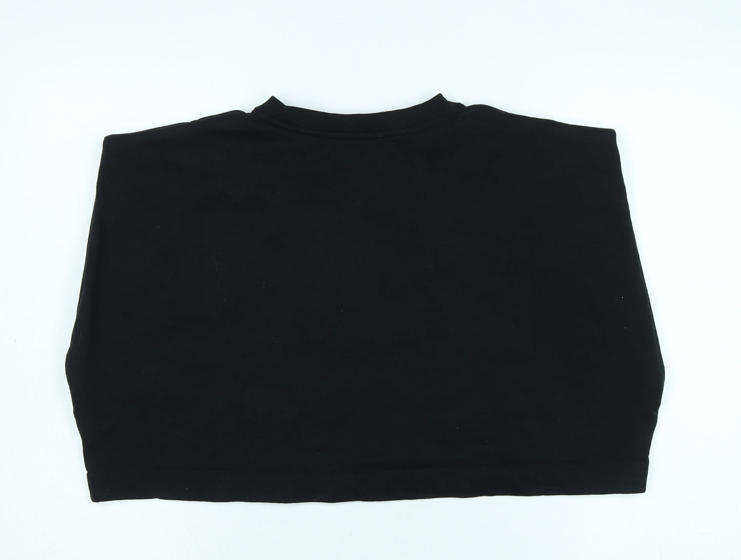 Zara Womens Blue Polyester Pullover Sweatshirt Size L