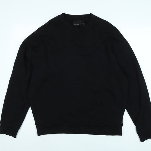 ASOS Womens Black Polyester Pullover Sweatshirt Size S