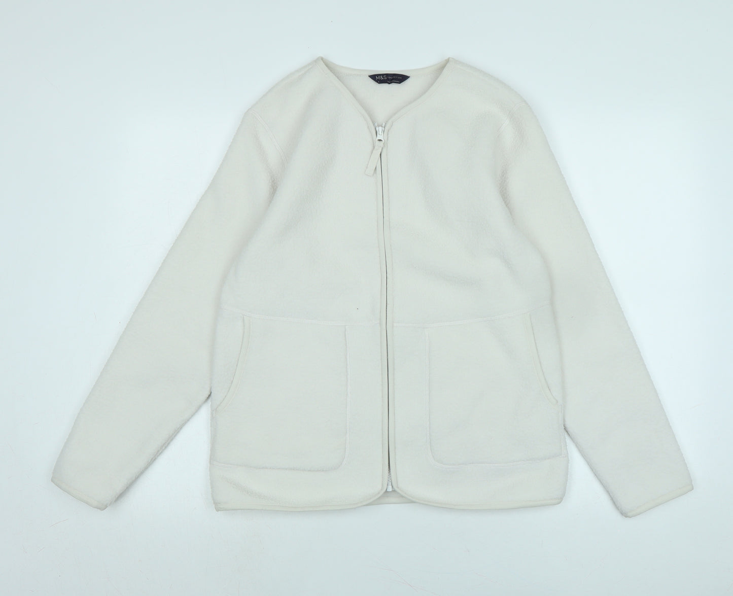 Marks and Spencer Womens Black Jacket Size S Zip