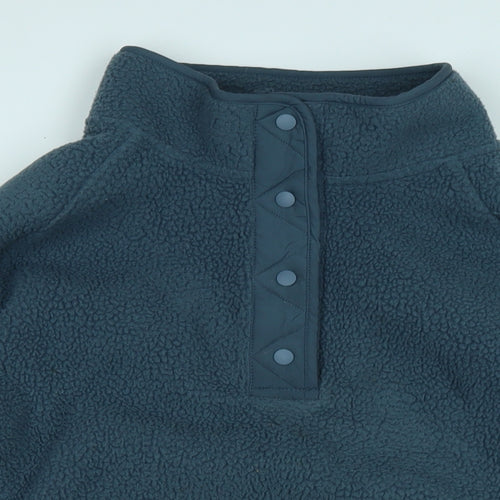 Good Move Womens Blue Polyester Pullover Sweatshirt Size 16