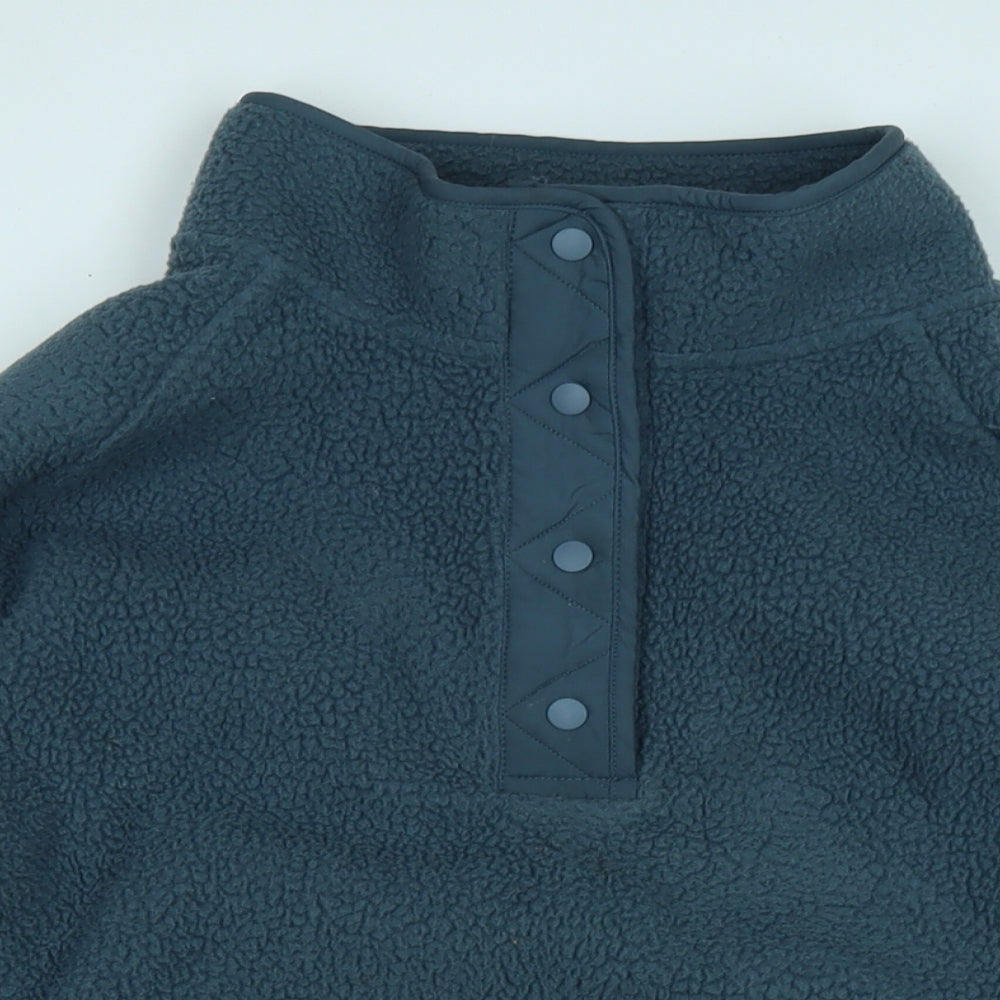 Good Move Womens Blue Polyester Pullover Sweatshirt Size 16